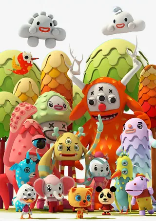 3D立体小公仔免抠