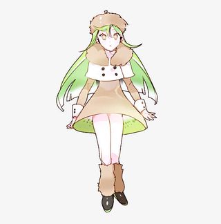 猕猴桃少女拟人免抠