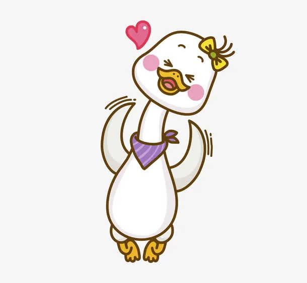 可爱的鸭子免抠