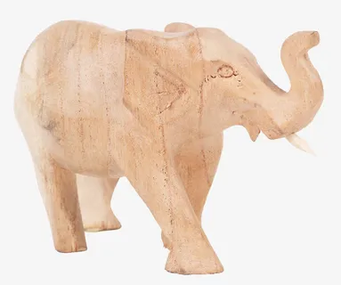 泰国风情木质大象免抠