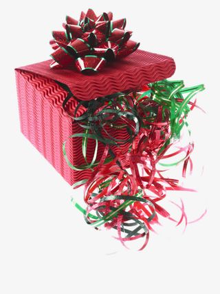 圣诞节彩带免抠