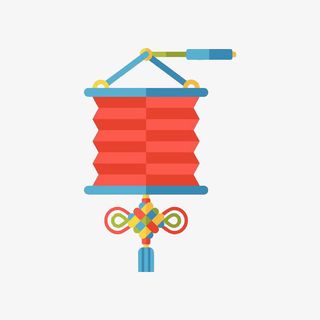 卡通手提灯笼PNG图免抠