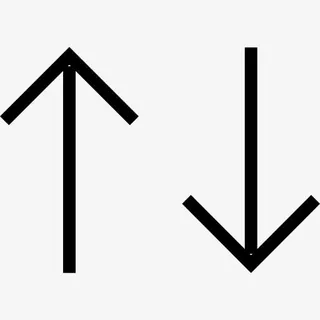 上下直箭头图标免抠