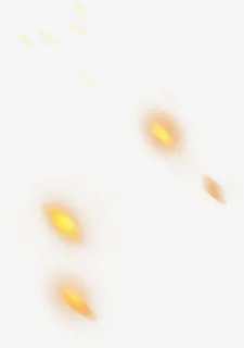 黄色光晕漂浮免抠