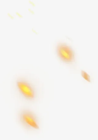 黄色光晕漂浮免抠