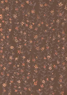 手绘深色可爱清新碎花背景 手绘深色可爱清新碎花背景