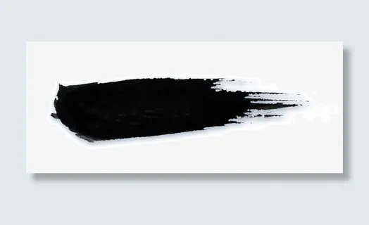 黑色的笔刷免抠