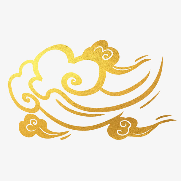 国潮风装饰祥云免抠