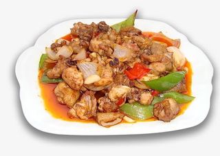 餐饮大盆鸡免抠