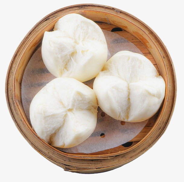 白色叉烧包免抠