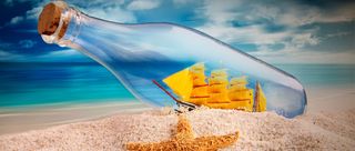 蓝色一帆风顺时尚简易家居装饰背景图高清