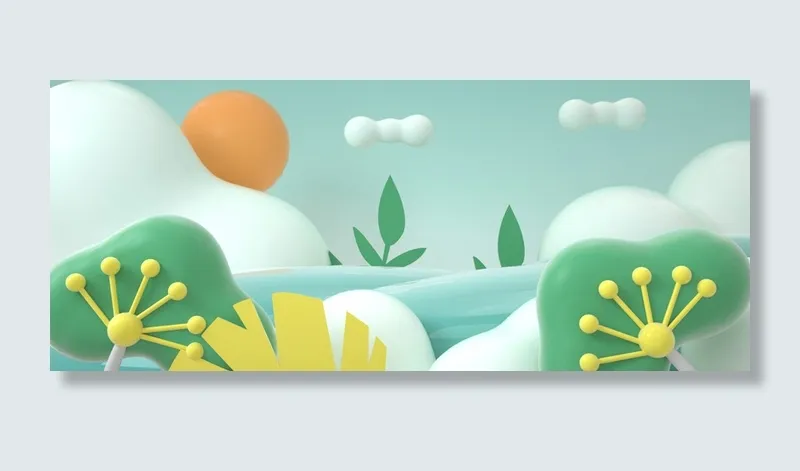 C4D，手绘，卡通，插画高清