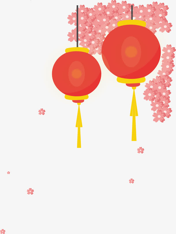 大红色灯笼免抠