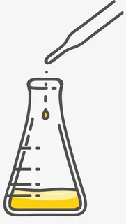 试剂矢量卡通玻璃瓶免抠
