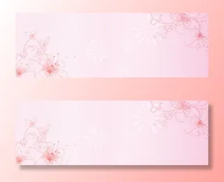 浅色背景　粉红免抠