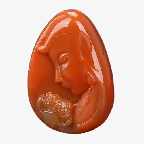 DHM戴和美观音吊坠挂件免抠