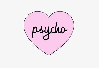 蒸汽波风格英文爱心免抠