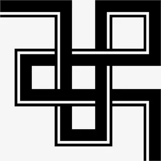 中式穿插边框免抠