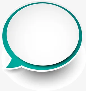 绿色简约圆圈免抠