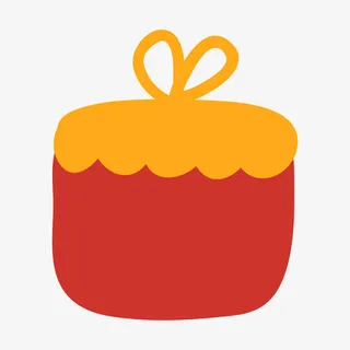 圣诞节礼包矢量图免抠