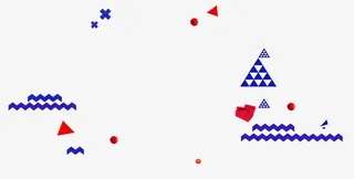 蓝色小可爱装饰免抠