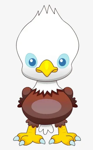 幼崽白头鹰免抠