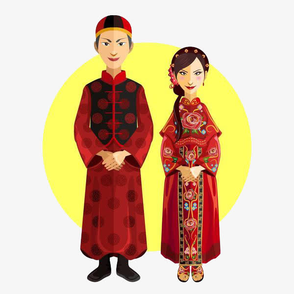 拜堂新人免抠