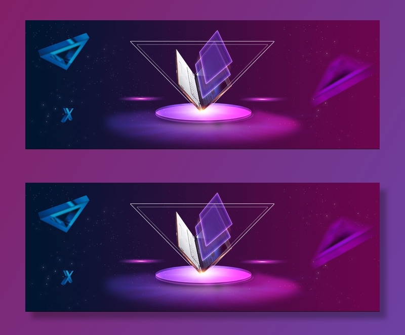 紫色几何背景高清