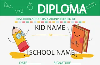 铅笔书本封面毕业证免抠