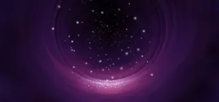 紫色时空隧道背景免抠