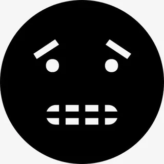 担心黑着脸图标免抠