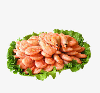 北极甜虾海鲜免抠