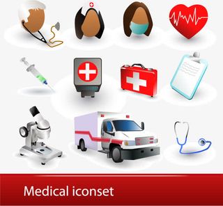 实用医院急救相关免抠
