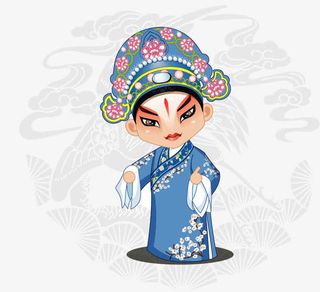 戏曲小生图片免抠