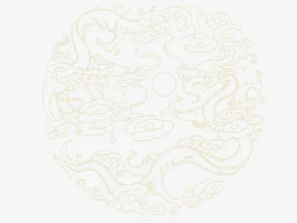 中国风龙腾祥云纹理免抠