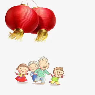 卡通一家人免抠