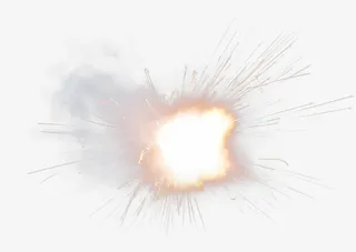 爆炸粒子PNG图片免抠