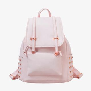 淡粉色书包免抠