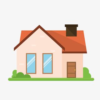 卡通设计简约房屋免抠
