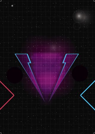 撞色简约时尚潮流海报背景素材高清