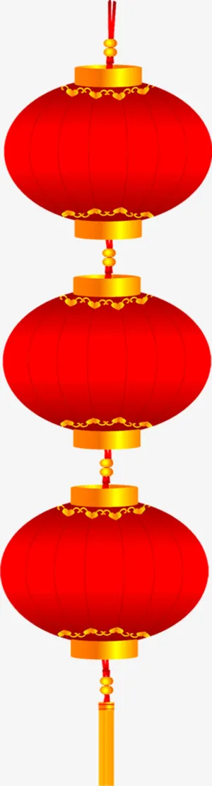 新年红灯笼免抠