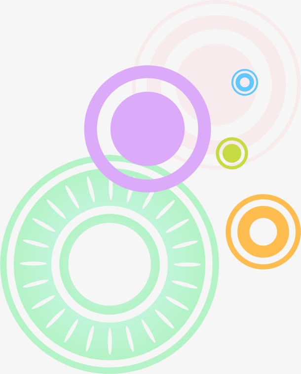 圆圈底纹免抠
