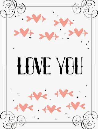 粉色情人节欧式背景