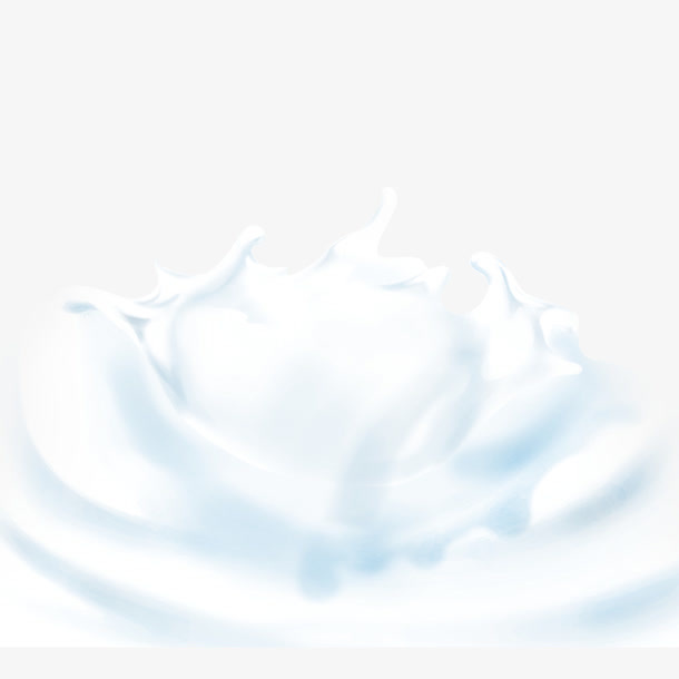 溅起的奶花波浪免抠