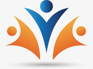 小人户外运动logo免抠