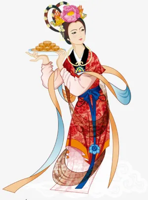 月饼嫦娥图片素材免抠