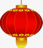 红色个性灯笼创意免抠