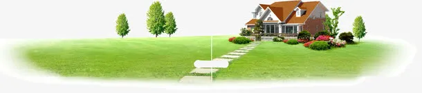 田园里的小屋免抠