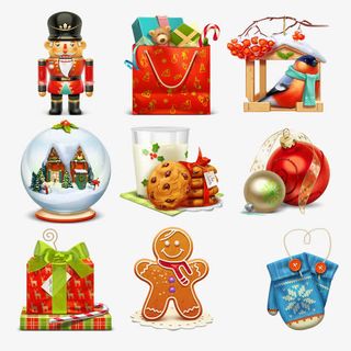 3D圣诞礼物免抠