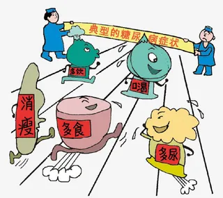 典型的糖尿病人症状免抠